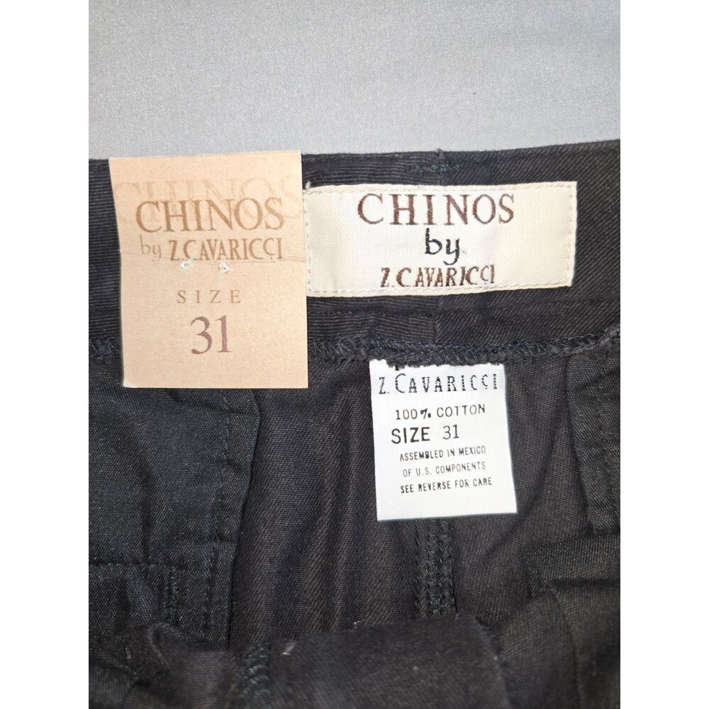 Z. Cavaricci Chino Shorts - Black - Size 31 Waist - Picture 7 of 8